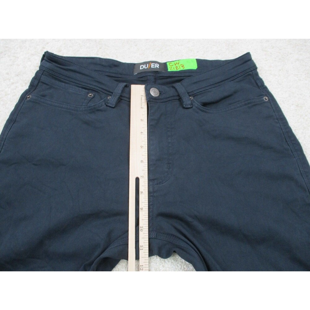 DU/ER Jeans Mens 32 Blue N2X Straight Fit Stretch Denim No Sweat Duer 32x31 - Picture 4 of 15